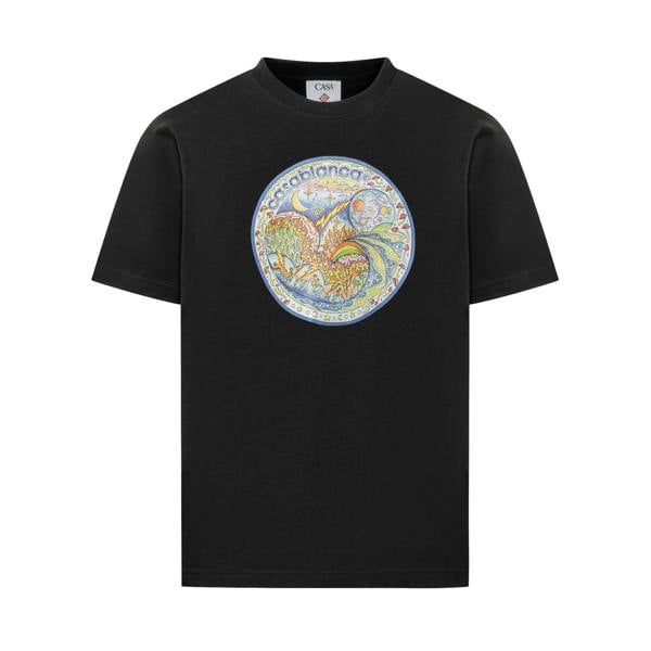 Casablanca The Four Elements The Four Elements T-Shirt   in  Black