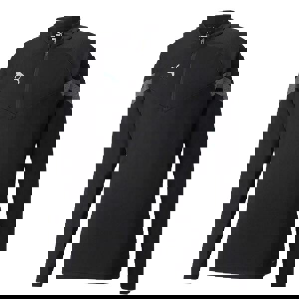 Puma Mens TeamFinal Quarter Zip Training Top - Black - 