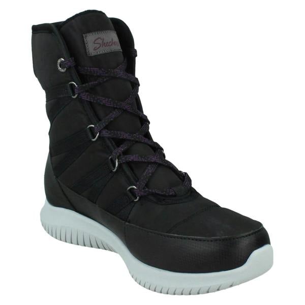 Skechers Ladies Skechers Boots Ultra Flex Cold Out 44345