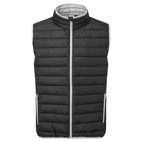 2786 Mens Traverse Padded Gilet - Black/Light Grey