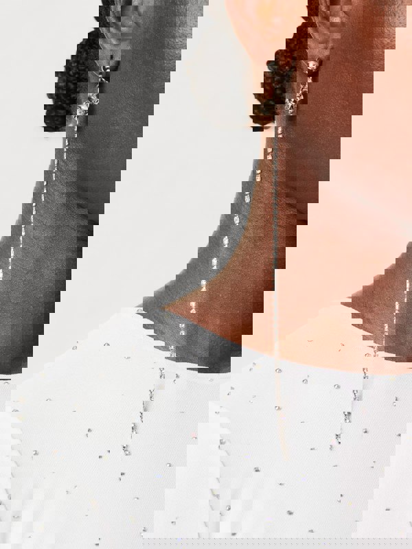 Justine Clenquet Mia Palladium-Plated Brass Earrings