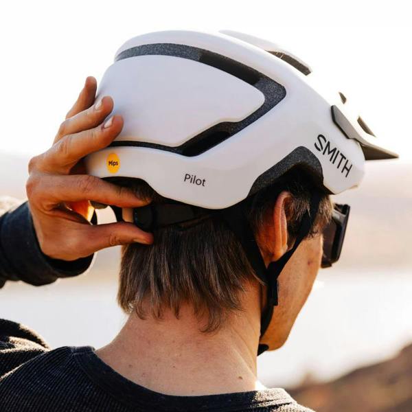 Smith White Unisex Pilot Mips MTB Bike Helmet - Medium