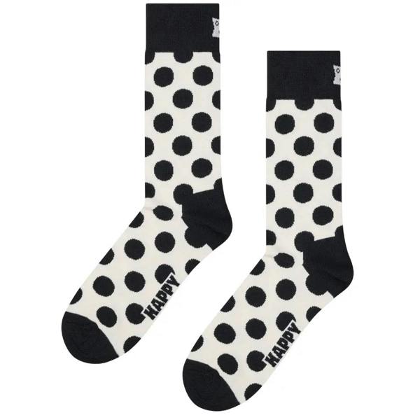 Happy Socks 4-Pack Black and White Socks Gift Set