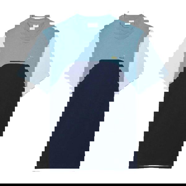 Lacoste Mens Colour Block Jersey T-Shirt - Navy - 