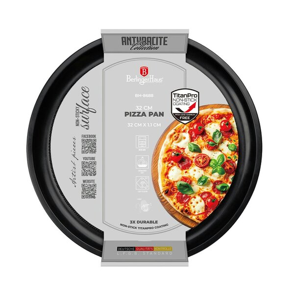 Berlinger Haus Pizza pan,32 cm Berlinger Haus BH8688 Anthracite