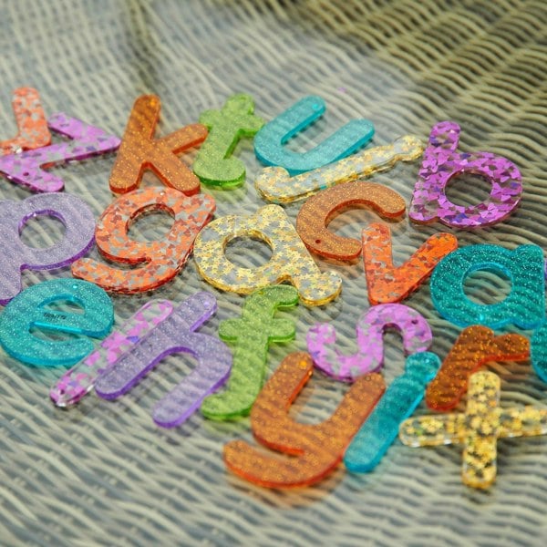 tickit Rainbow Glitter Letters