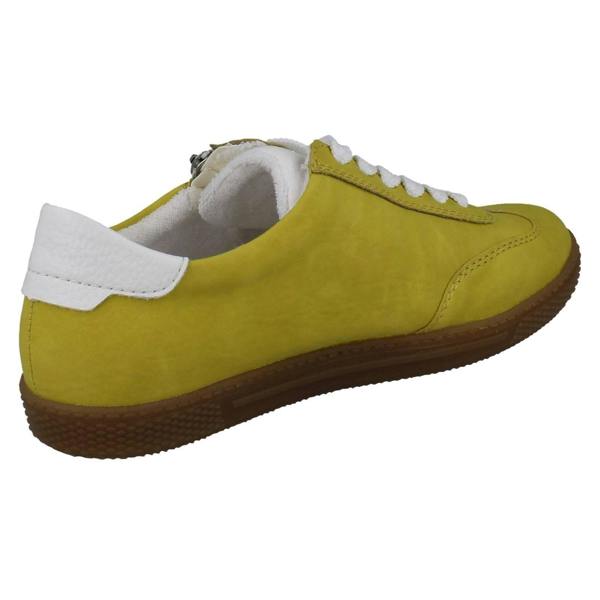 Rieker Ladies Rieker T-Shaped Suede Detail Trainers L9700