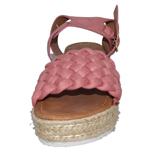 Spot On Ladies Spot On Wedge Flatform Sandals F12021