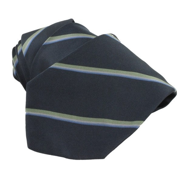 Dunhill silk regimental stripe tie
