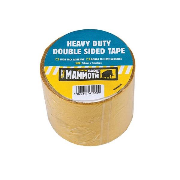 Everbuild Sika Heavy-duty Double-sided Tape 50mm X 5m - Multi Colour - 