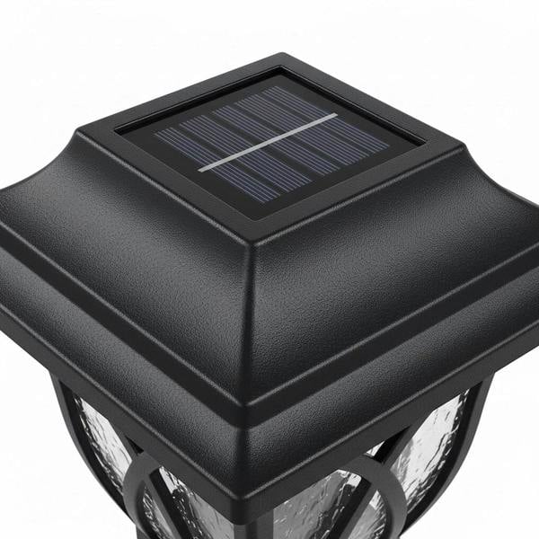 Milagro Solar Lawn Lamp 3000K Ip44 Black