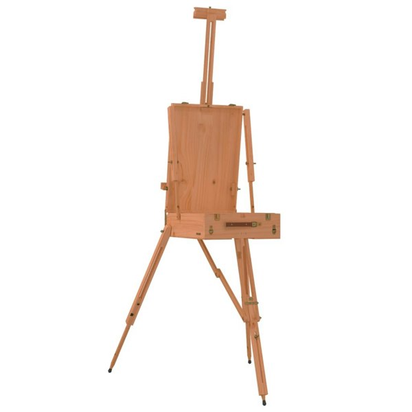 Berkfield Easel Stand 81x121x173 cm Solid Beech Wood