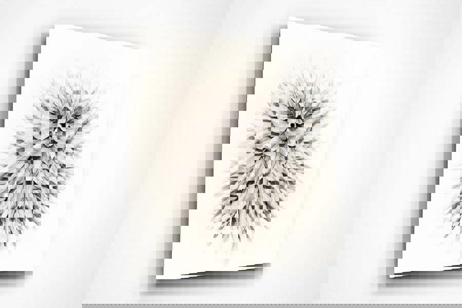 monochrome flower wall art