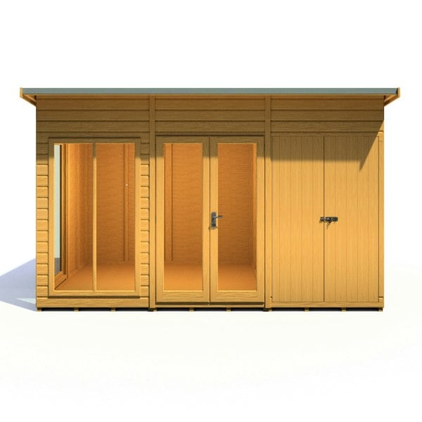 Shire Lela 12x8 Multiroom Summerhouse and Storage Shed - Best Shed