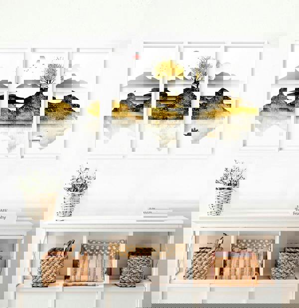 Japandi wall art | set of 3 framed wall art