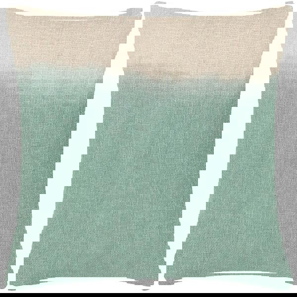 Furn Mizu Dip Dye Square Cushion Cover - Eucalyptus