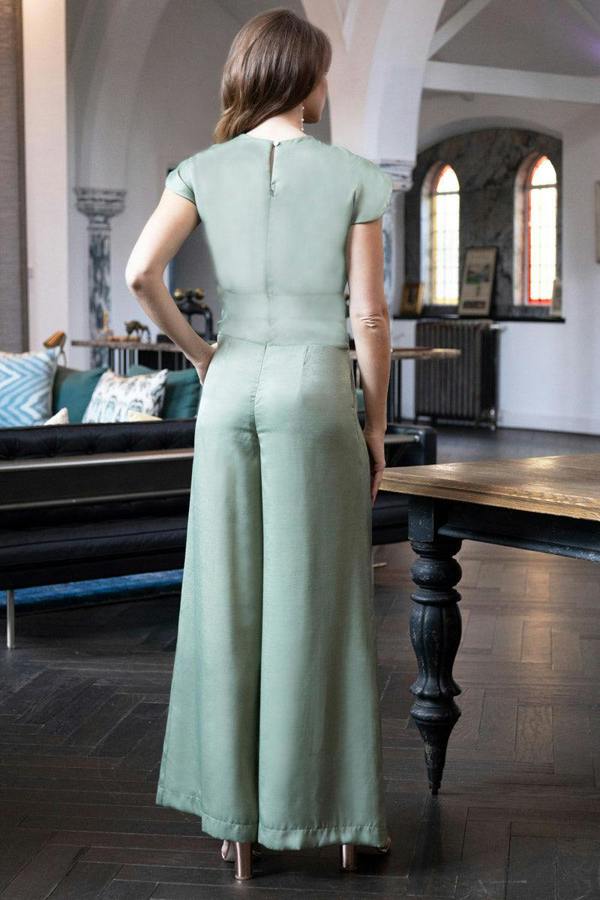 HotSquash Velvet Satin Jumpsuit