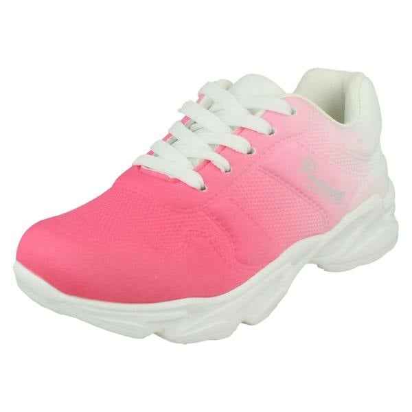 Pineapple Girls Pineapple Casual Comfy Lace Up Trainers H2656