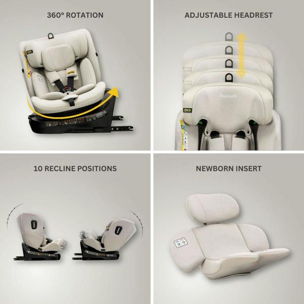 JoviKids Ranger TT Car Seat - Milkstone