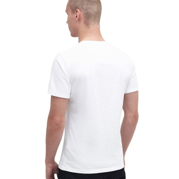 Barbour International Small Logo T-Shirt White/Black