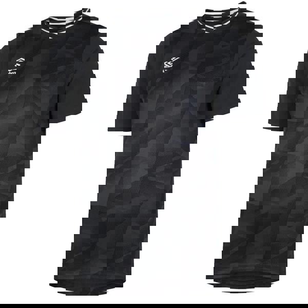 Umbro Kids Triassic Short-Sleeved Jersey - Black/Carbon