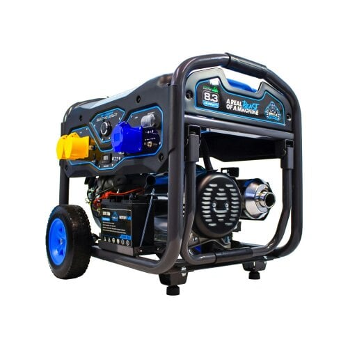 Equip2clean Grade A - Gorilla Power 8300W Dual-Fuel Generator with Electric Start - GP8300E-DF - High-Capacity & Reliable Power