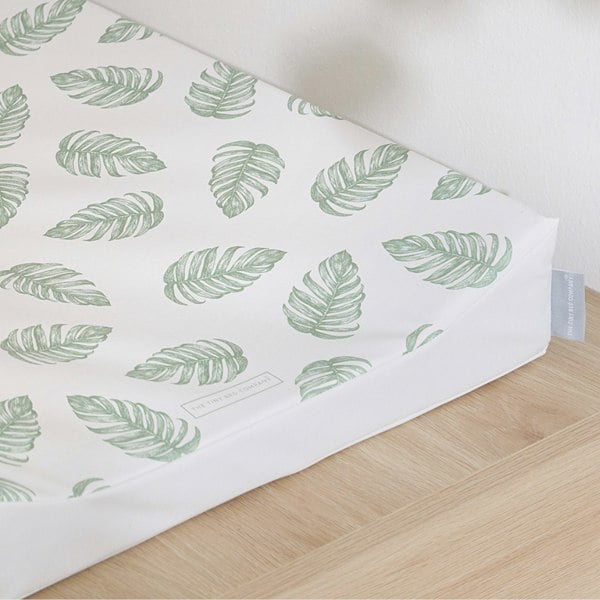 Anti-Roll Changing Mat - Palm Bay (Lush Green) - The Tiny Bed Company™