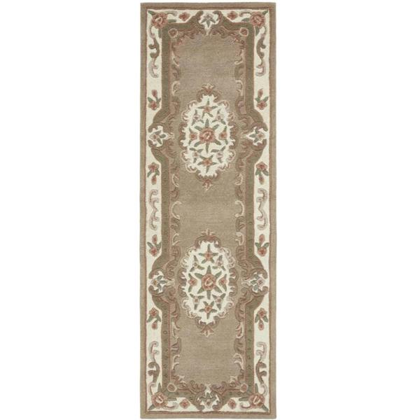 Decorative rug with intricate patterns on a white background