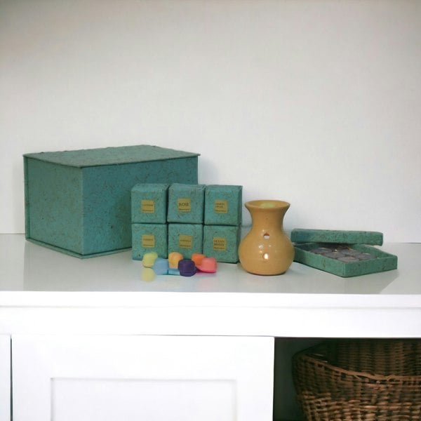 Artisan Furniture Taya Beige Wax Melter Set (Summer)