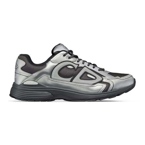 Dior B30 Countdown Trainers Grey & Silver - chancefashionco