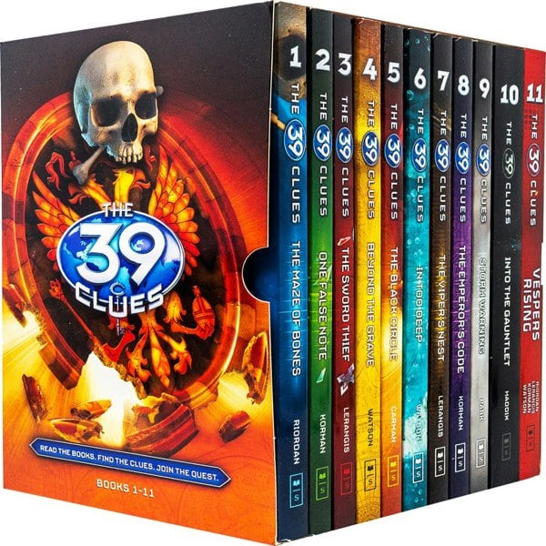 Scholastic The 39 Clues Series 11 Books Collection Box Set by Rick Riordan