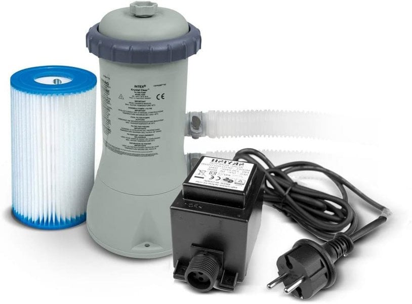 Intex 3&nbsp;in 1 Intex&nbsp;rectangular frame pool with filter pump 28273&nbsp;450&nbsp;x 220&nbsp;x 84&nbsp;cm