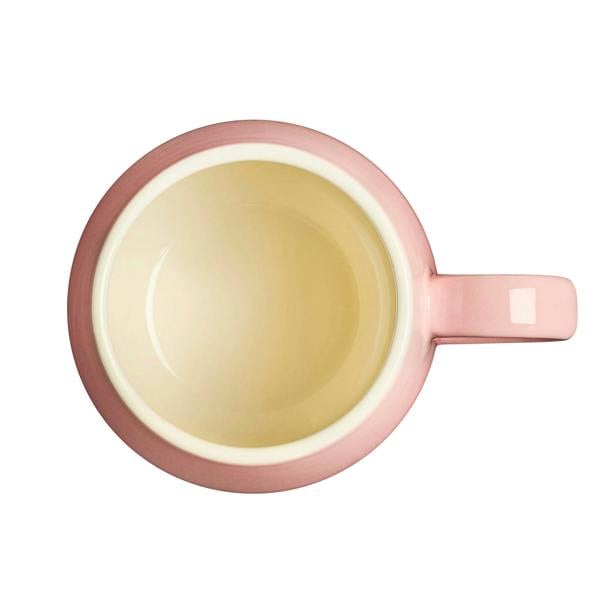 Cooks Professional Set of 4 Stoneware Mugs | 350ml | Pink