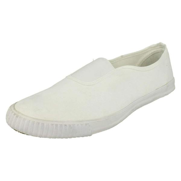 Spot On Childrens Unisex Spot On Slip On Plimsolls Gusset Plims