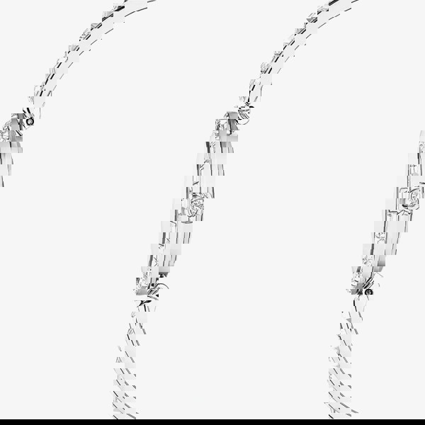 Swarovski Matrix Crystal Silver Tone Bangle Watch 5677487