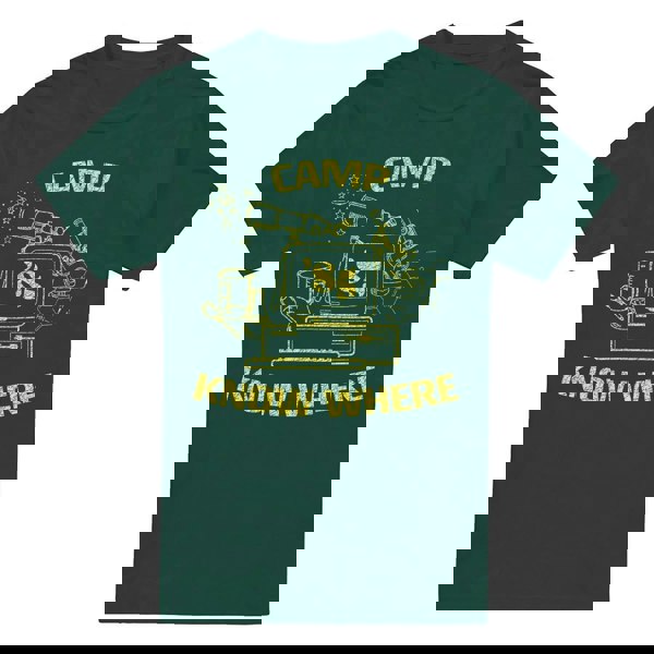 Stranger Things Mens Camp Know Where 1989 T-Shirt - Hunter Green
