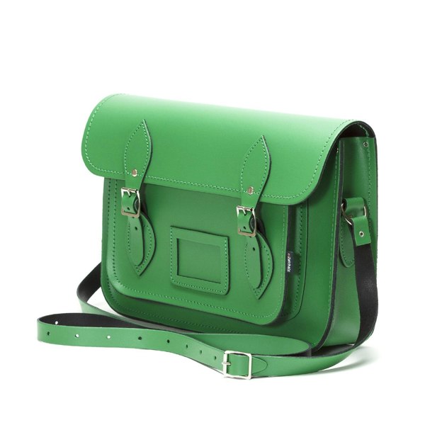 Zatchels Handmade Leather Satchel - Green