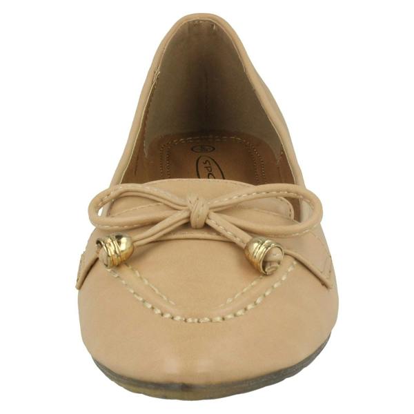 Spot On Ladies Spot On Smart Ballet Flat