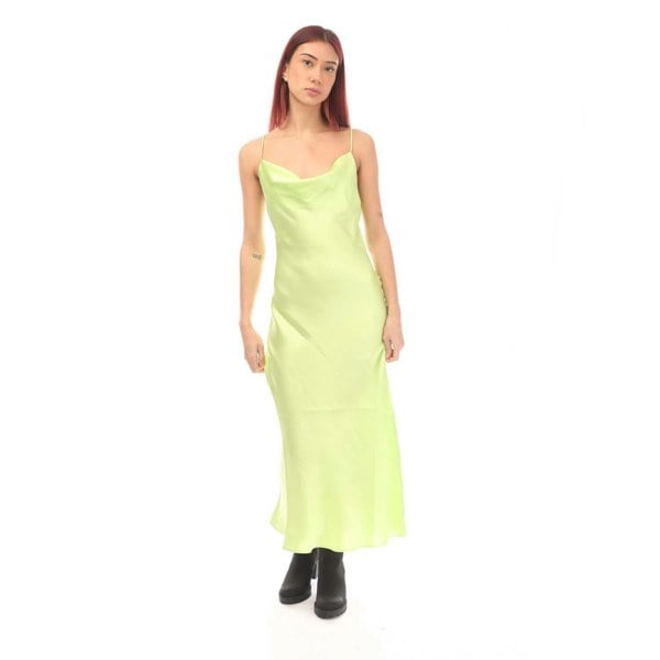 Boss Womens/Ladies C_Disos Cowl Neck Slip Dress - Green