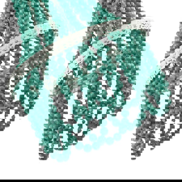 Shabby Chic Ornate Chandelier Pendant Shade with Round Duck Egg Pearls Image 5