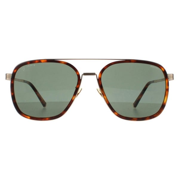 Police Sunglasses SPLC49 Lewis 21 09HW Shiny Red Havana Green