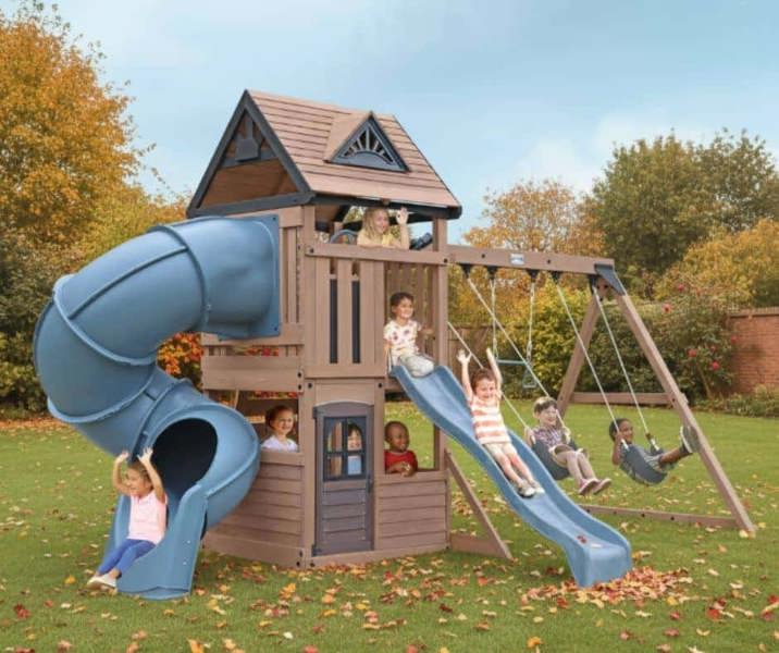 Mountain Peak Wooden Climbing Frame Active Kids 1