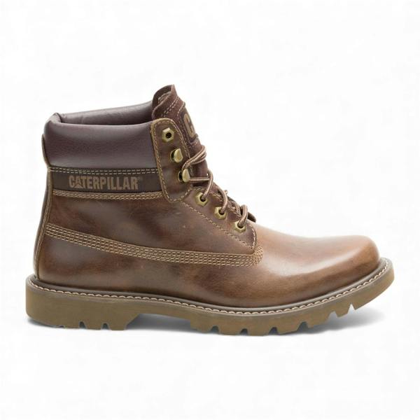 Caterpillar CAT (Caterpillar) Colorado 2.0 Fossil Brown Leather Hiking Ankle Boots