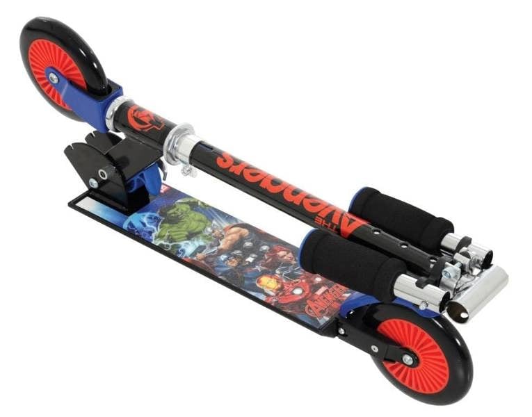 MV Sports Avengers Folding Inline Scooter - Black