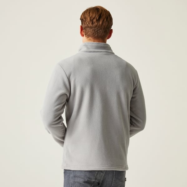 Regatta Mens Ascender Fleece Jacket - Mineral Grey / Black