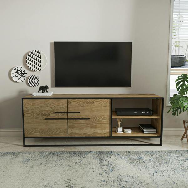 Decorotika Polka  Modern Tv Stand TV Cabinet for TV's up to 70"