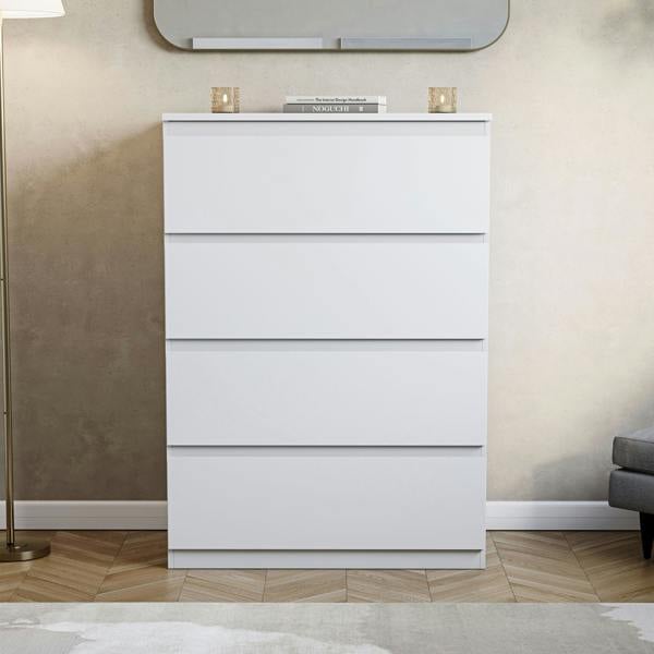 Vida Designs Denver 4 Drawer Chest, Black