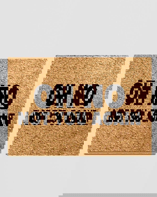 Not You Again Doormat