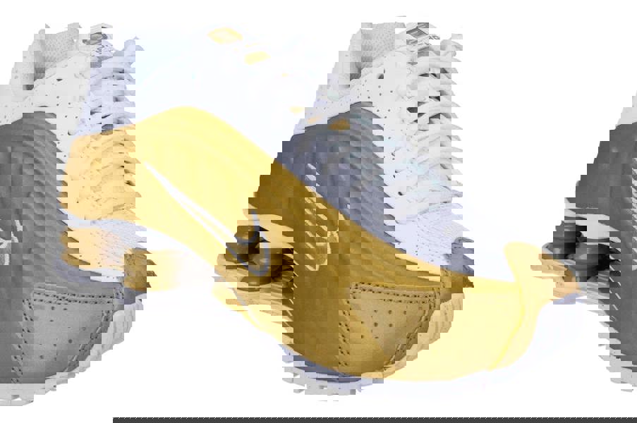 Nike Shox R4 Gs Running Trainers Cw2626 Sneakers Shoes  700 - Metallic Gold 700 - Photo 3