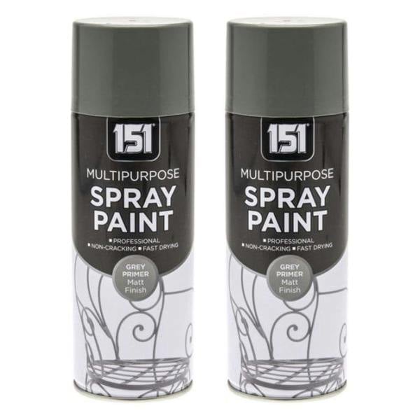 151 2X 151 Grey Primer Spray Paint 400ml
